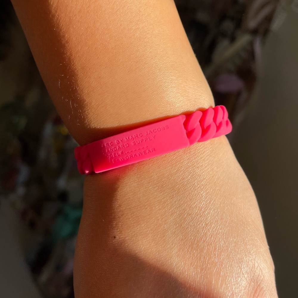 Marc by Marc Jacobs rubber bracelet Y2K